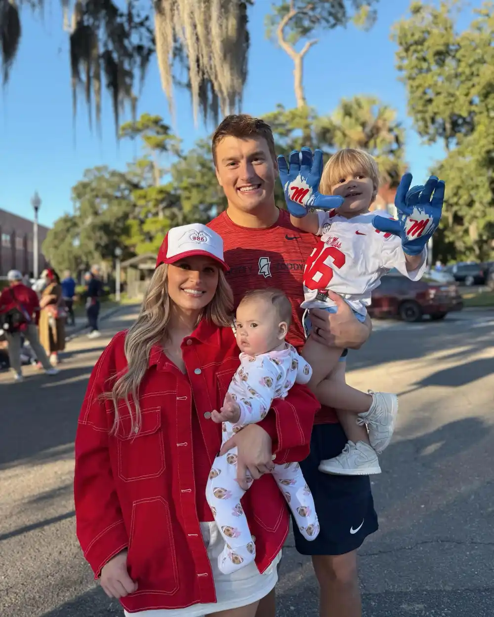 Cali Prieskorn Explains Why She and Her 2 Kids Didnt Move With Husband Caden to Train for NFL Draft