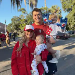 Cali Prieskorn Explains Why She and Her 2 Kids Didnt Move With Husband Caden to Train for NFL Draft