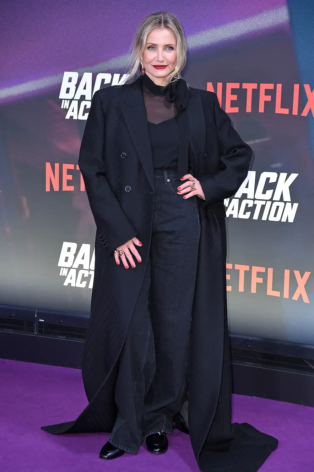 Cameron Diaz Ditches High Heels at &lsquo;Back in Action&rsquo; Premiere After 10-Year Hollywood Break