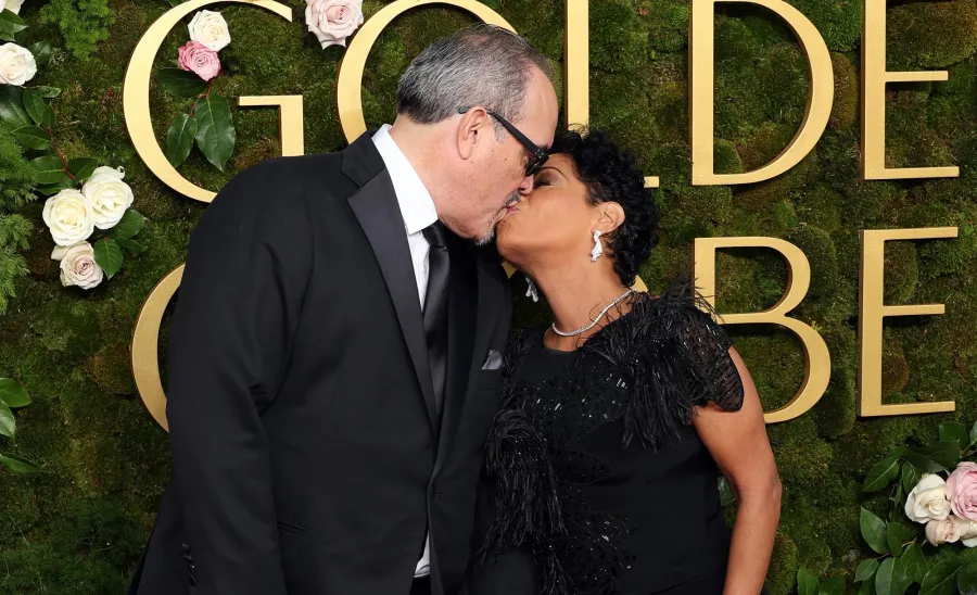 Celebrities Cutest PDA Filled Moments at the Golden Globes Over the Years David Zayas and Liza Colon Zayas 463