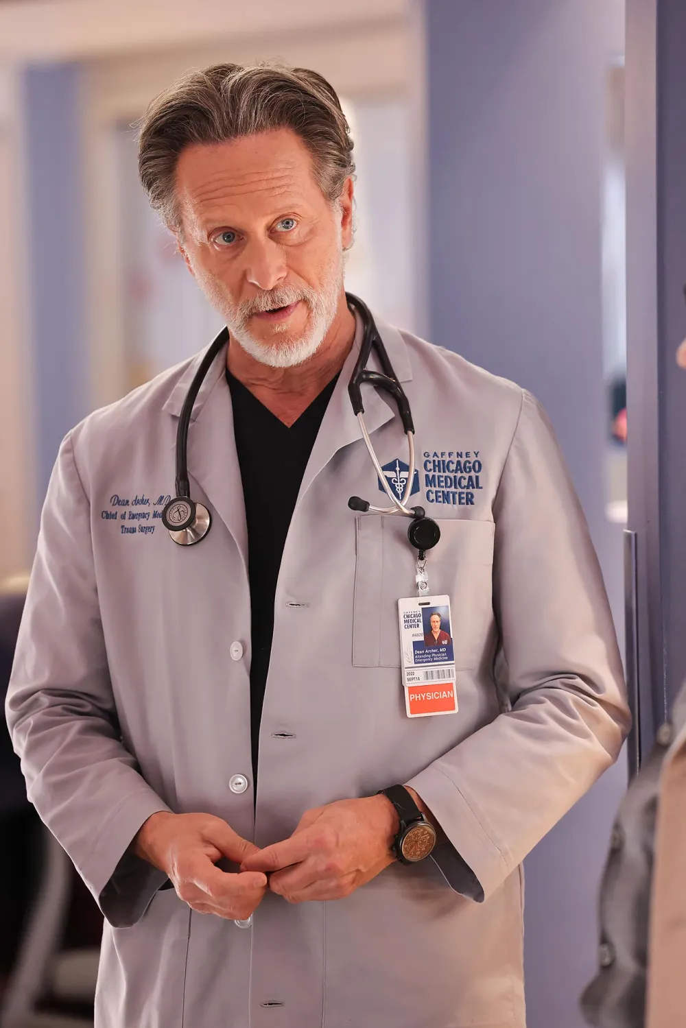 Chicago Meds Steven Weber Says Archer Will Take Action After Goodwin s Attack Teases His ED Future