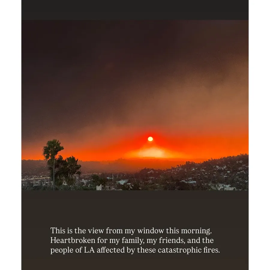 Dan Levy Spencer Pratt and More Stars Share Their Photos of the Los Angeles Wildfires