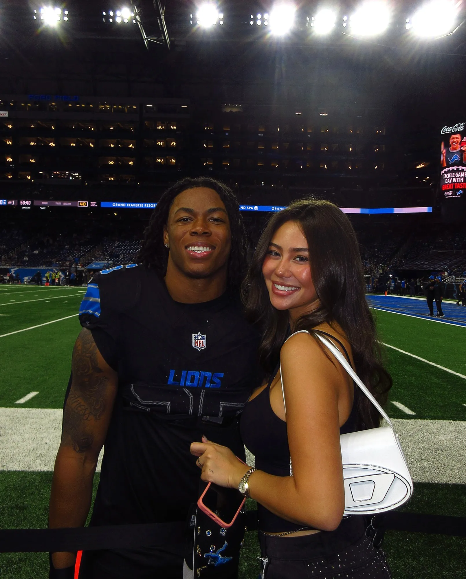 Detroit Lions Running Back Jahmyr Gibbs and Girlfriend Nicole Anderson’s Relationship Timeline