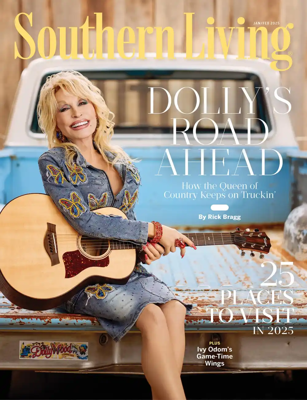 Dolly Parton Was Sewn Into Her New Southern Living Cover Shoot Look