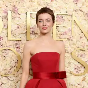 Emma Stone Debuts Pixie Cut at 2025 Golden Globes
