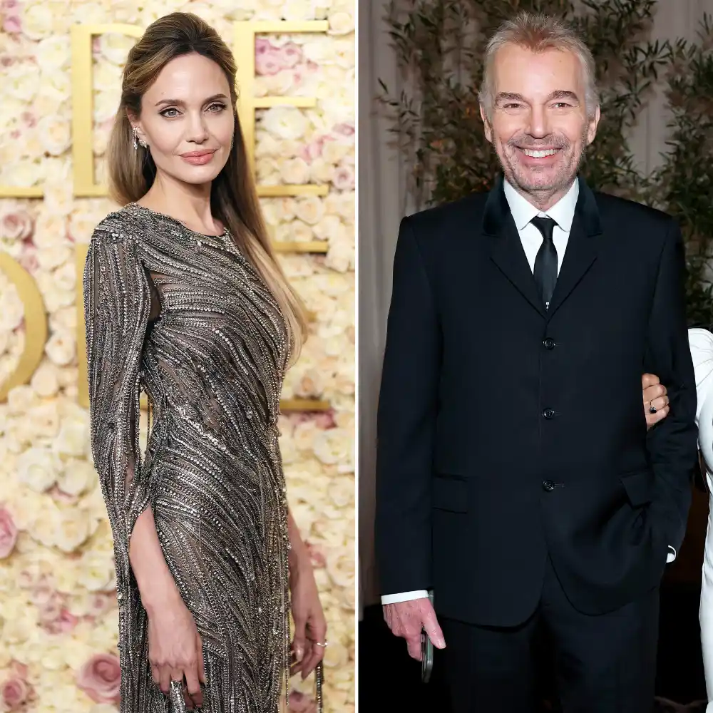 Exes Angelina Jolie and Billy Bob Thornton Both Attend 2025 Golden Globes