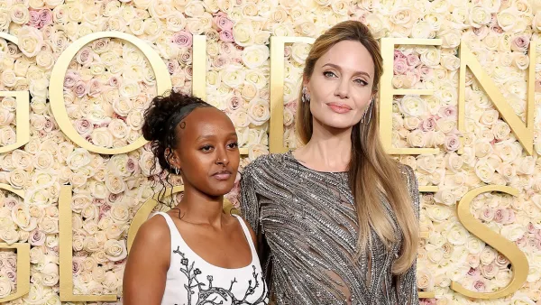 Feature Angelina Jolie Brings Zahara Jolie to 2025 Golden Globes After Finalizing Divorce