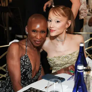 Feature Cynthia Erivo and Ariana Grande 2025 Golden Globes