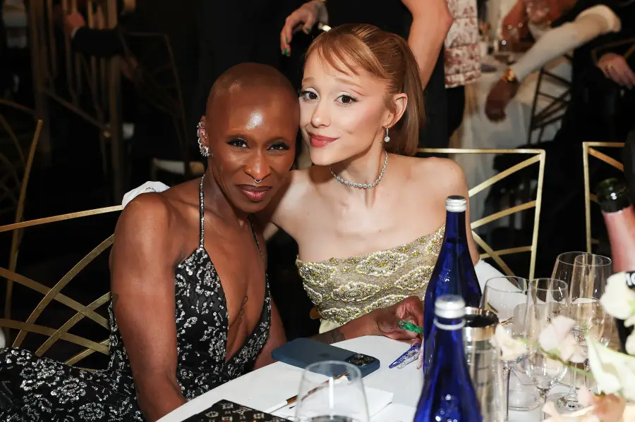 Feature Cynthia Erivo and Ariana Grande 2025 Golden Globes