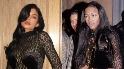 Feature Kylie Jenner Channels Kim Channels Naomi in Alaia Catsuit