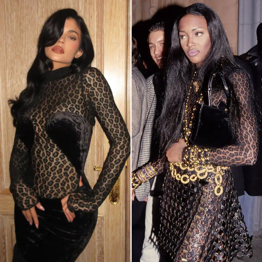 Feature Kylie Jenner Channels Kim Channels Naomi in Alaia Catsuit