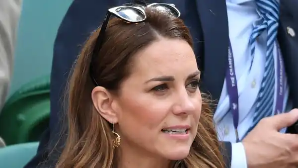 Catherine, Duchess of Cambridge attends day two of the Wimbledon Tennis Championships at All England Lawn Tennis and Croquet Club on July 02, 2019 in London, England.