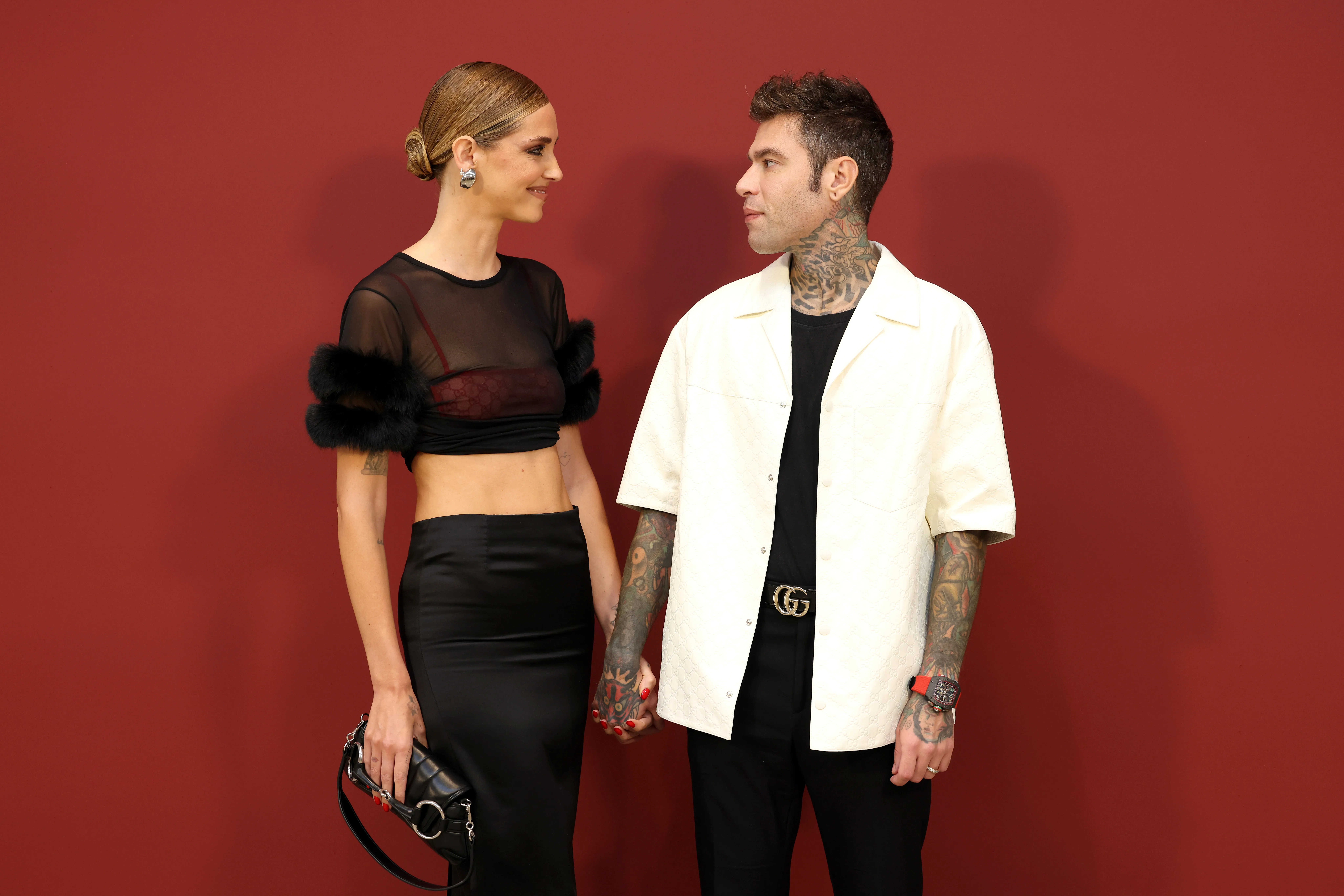 Chiara Ferragni y el músico italiano Fedez