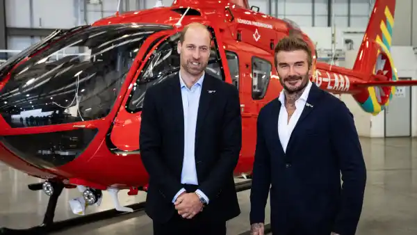 Prince William and David Beckham.