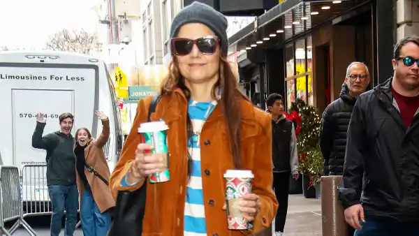 Katie Holmes is seen on December 29, 2024 in New York City.