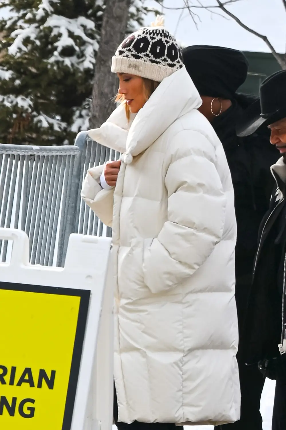 White Puffer Coat