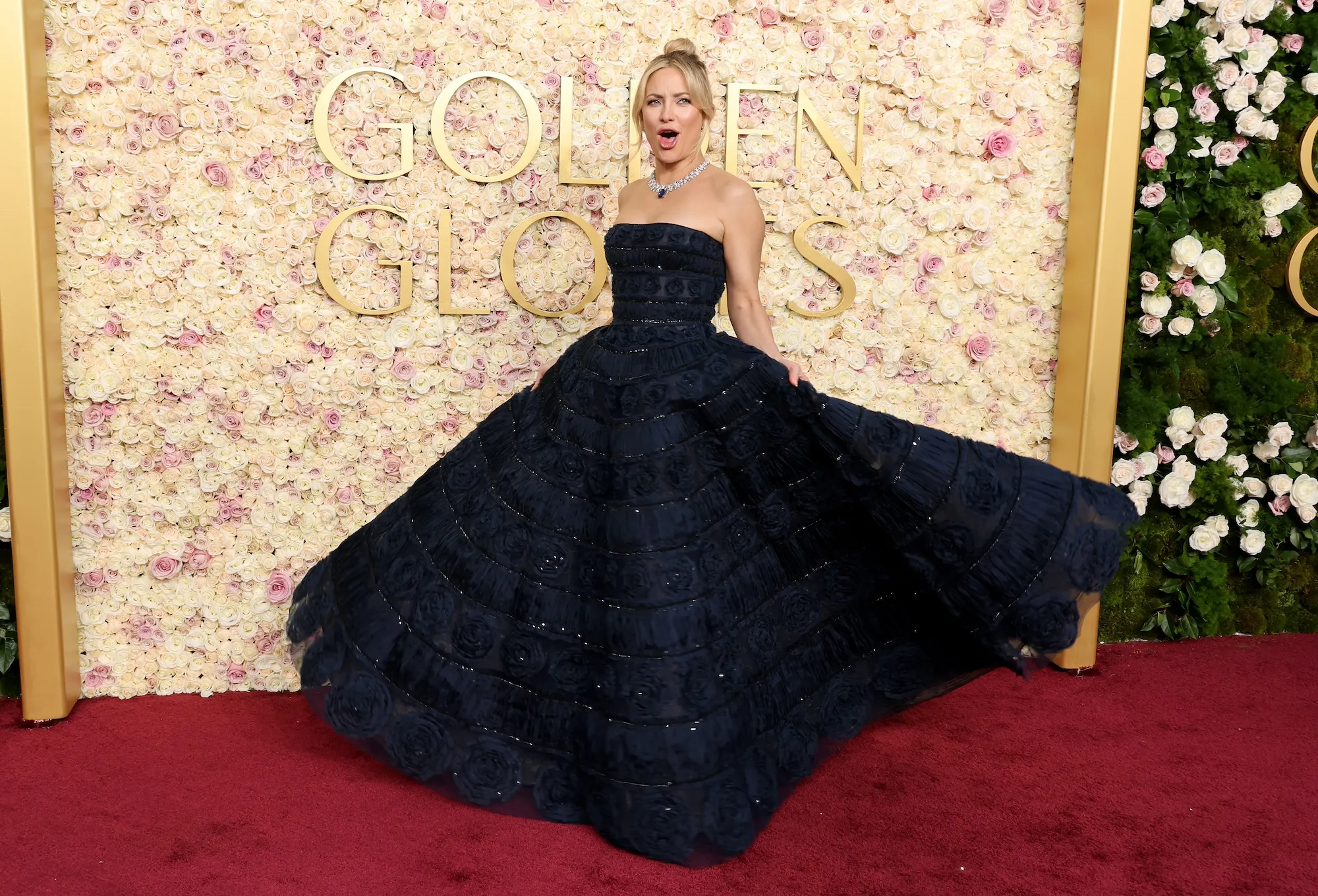 Kate Hudson’s 6-Year-Old Daughter Helped Style Her 2025 Golden Globes Look