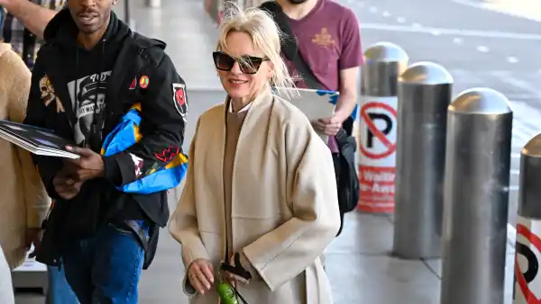 Naomi Watts is seen at LAX on January 12, 2025 in Los Angeles, California.
