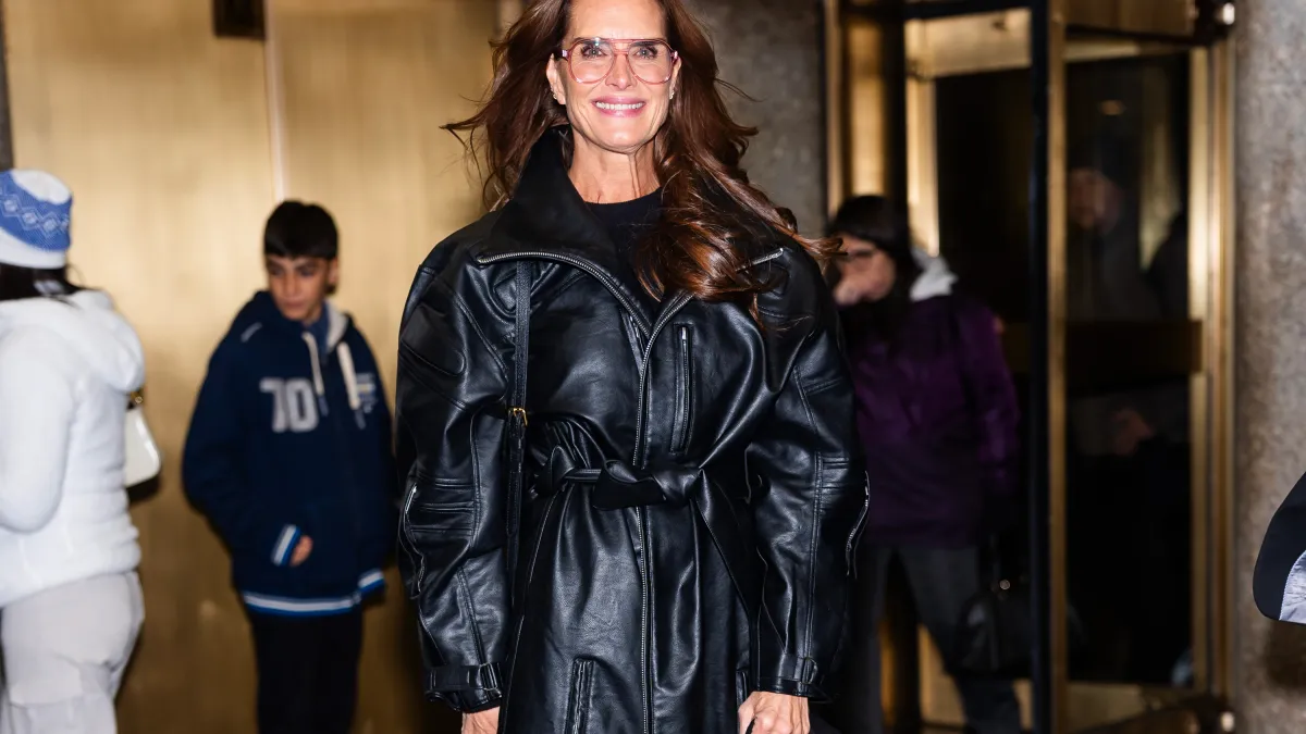 Brooke Shields Trench Coat