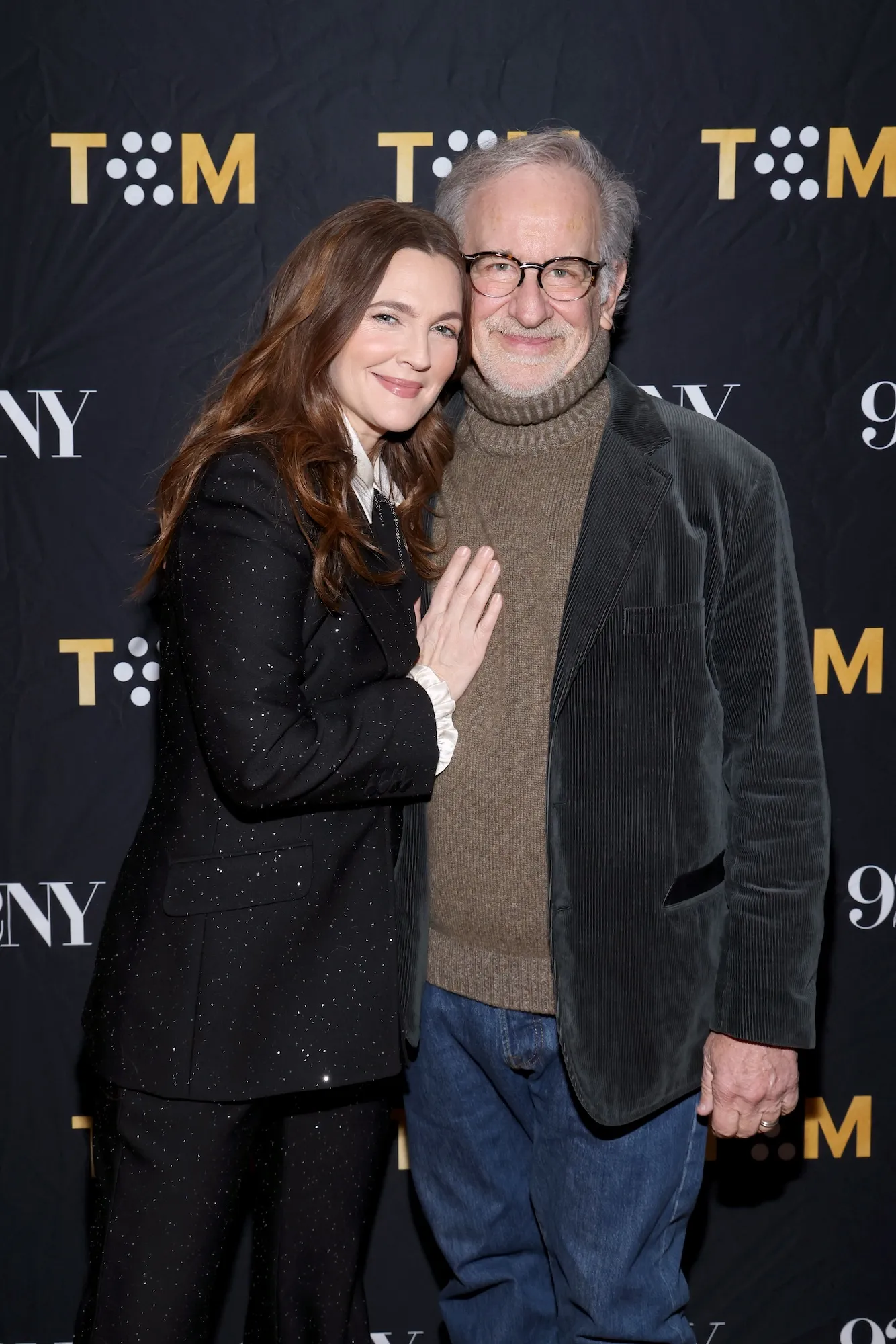 Drew Barrymore and Steven Spielberg