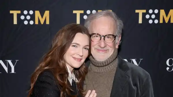 Drew Barrymore and Steven Spielberg
