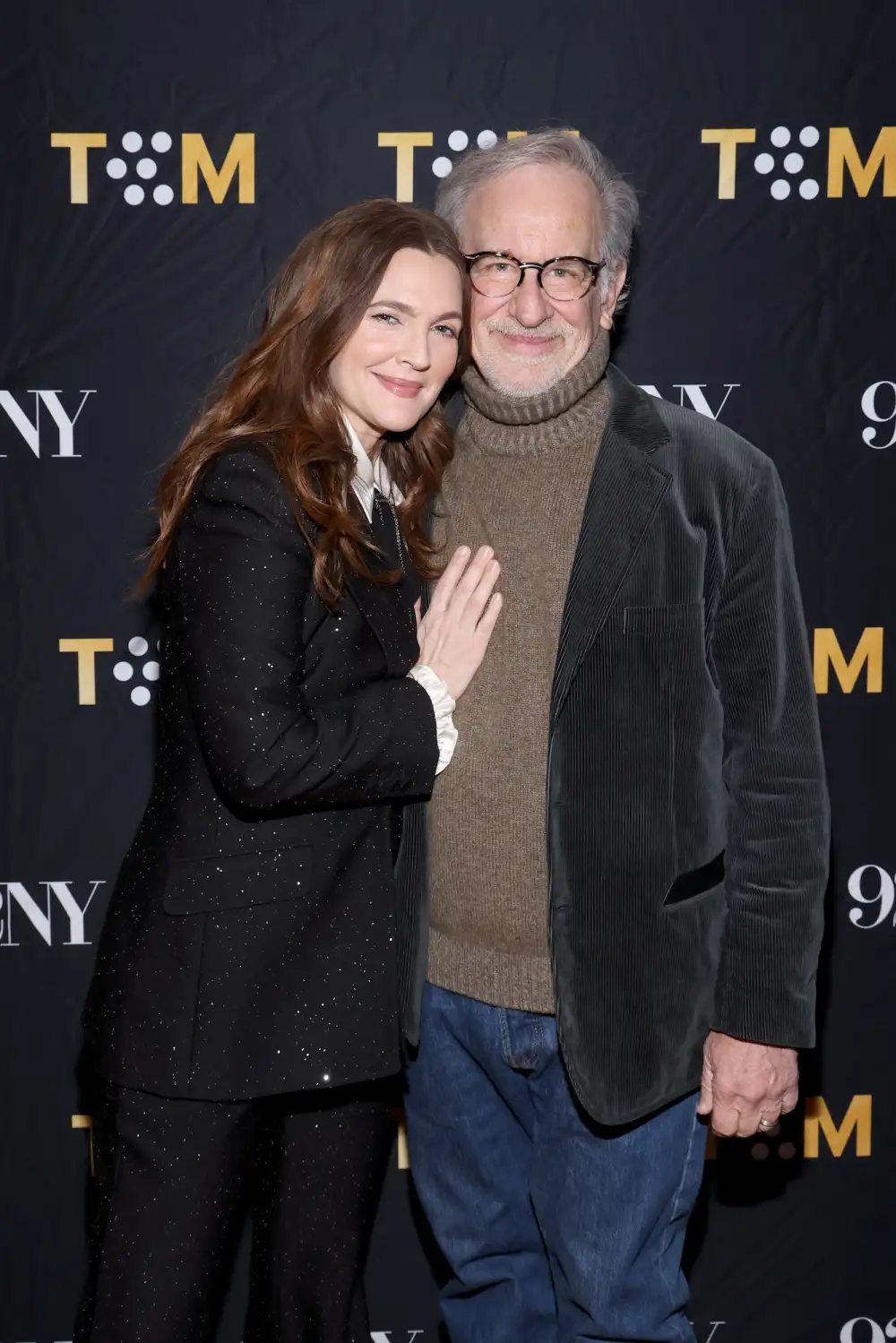 Drew Barrymore and Steven Spielberg