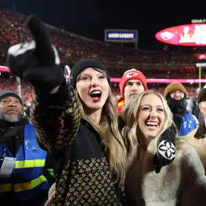Taylor Swift, Brittany Mahomes and Donna Kelce