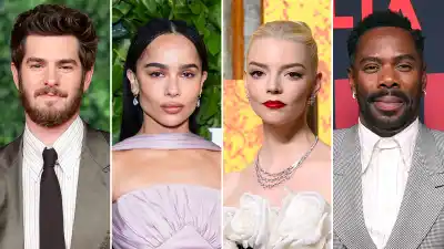 Golden Globes 2025 Andrew Garfield Zoe Kravitz Anya Taylor Joy and Colman Domingo
