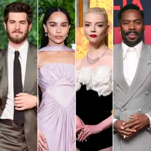 Golden Globes 2025 Andrew Garfield Zoe Kravitz Anya Taylor Joy and Colman Domingo