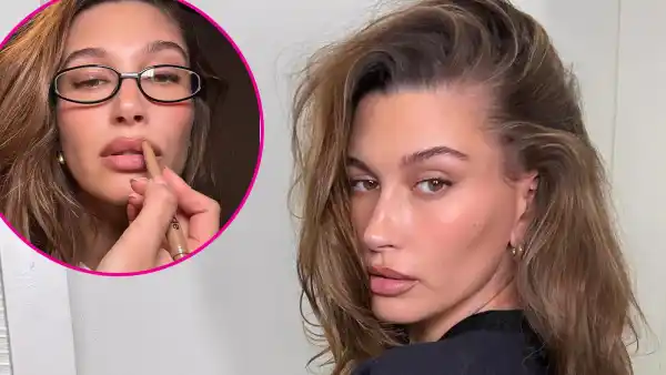 Hailey Bieber Teases New Rhode Lip Liner 979