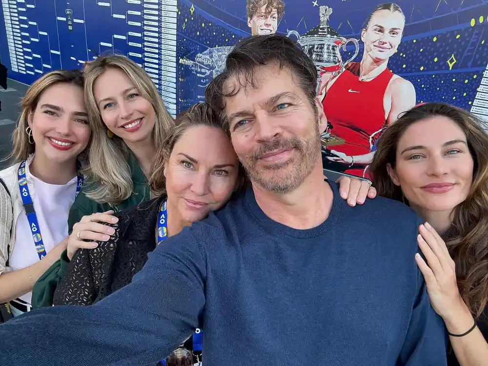 Harry Connick Jr. Shares Rare Photo With Adult Daughters at Australian Open