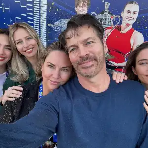 Harry Connick Jr. Shares Rare Photo With Adult Daughters at Australian Open