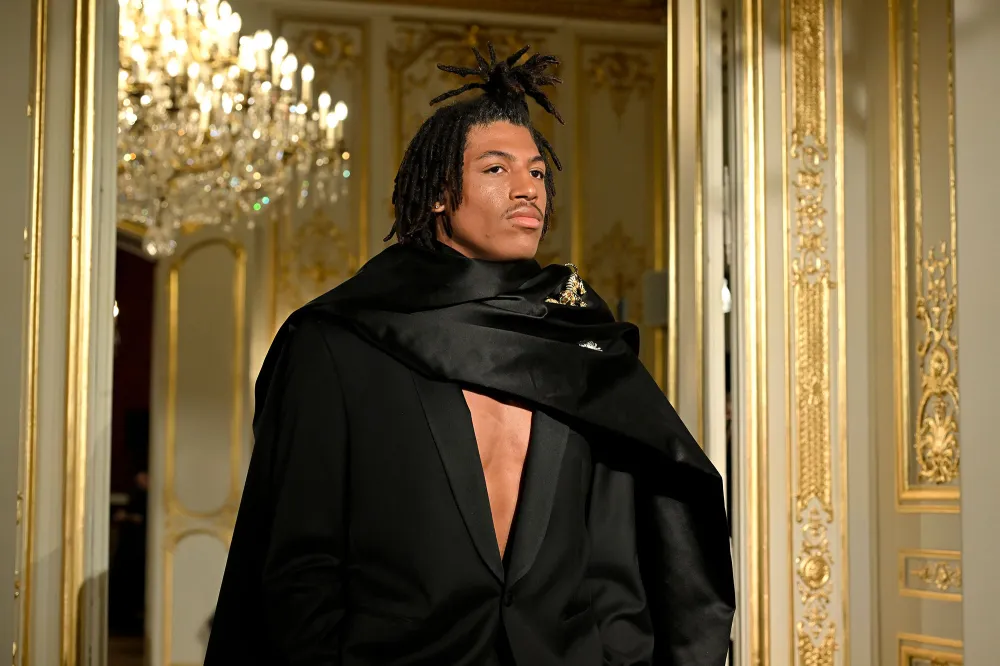 Heidi Klum Celebrates Son Henry Gunther Ademola Dashtu Samuel Paris Haute Couture Fashion Week Debut 2