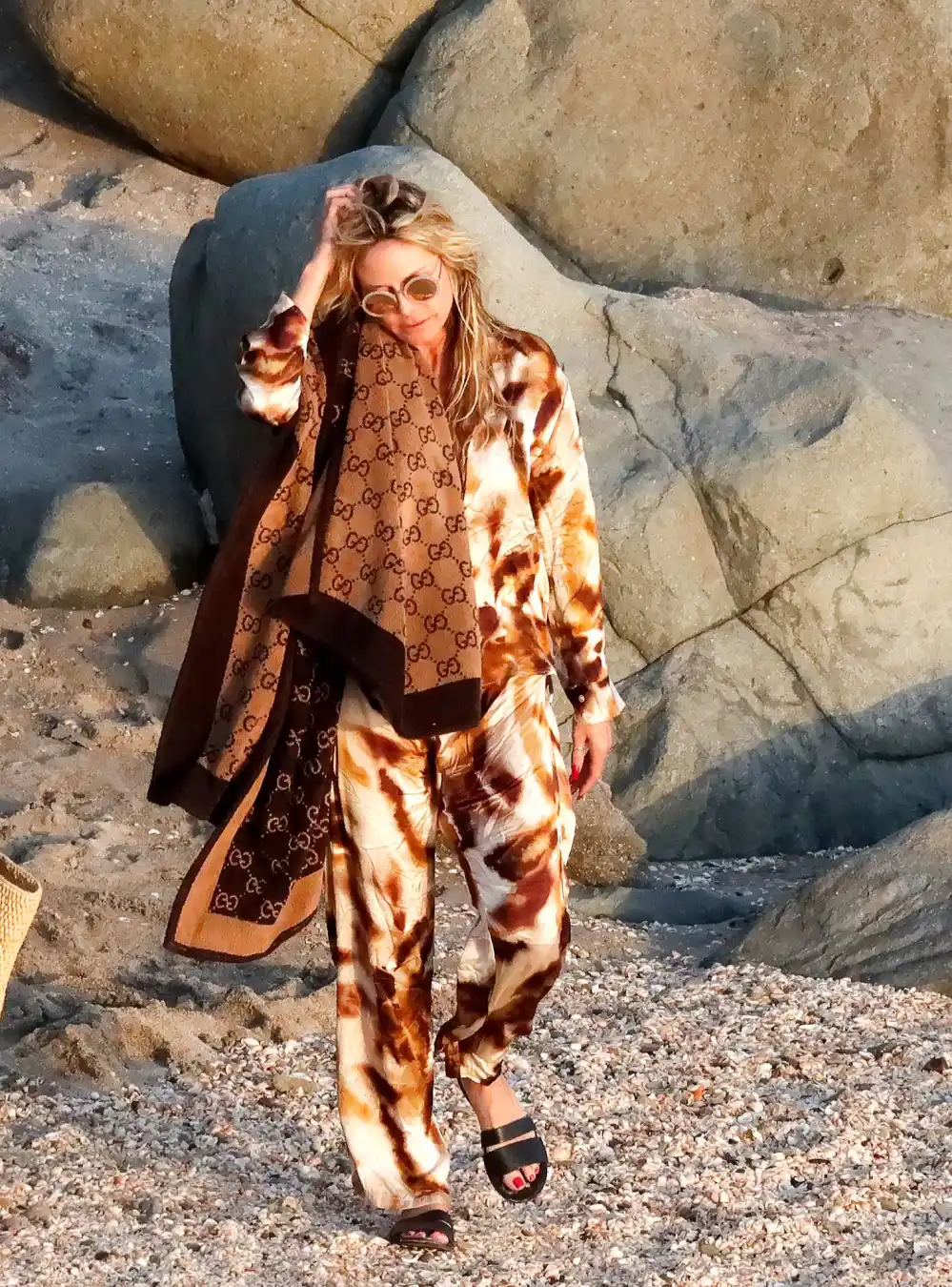 Heidi Klum Stuns in Swimsuit in St Barths 583