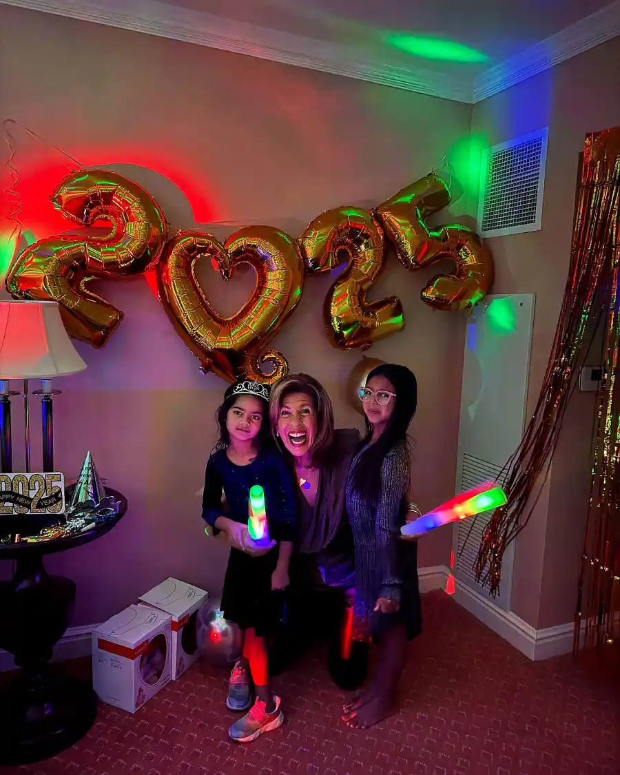 Hoda Kotb Throws NYE Dance Party for Daughters Haley and Hope