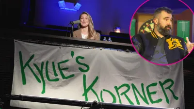 How Kylie Kelce Got Roped Into Being on Jason Kelce Late Night Show