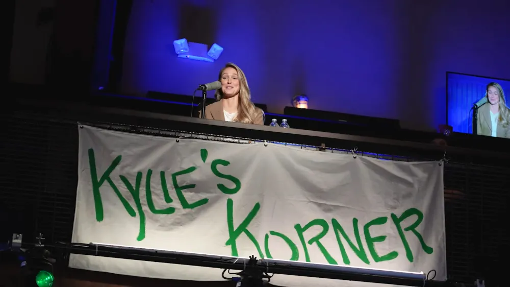 How Kylie Kelce Got Roped Into Being on Jason Kelce Late Night Show