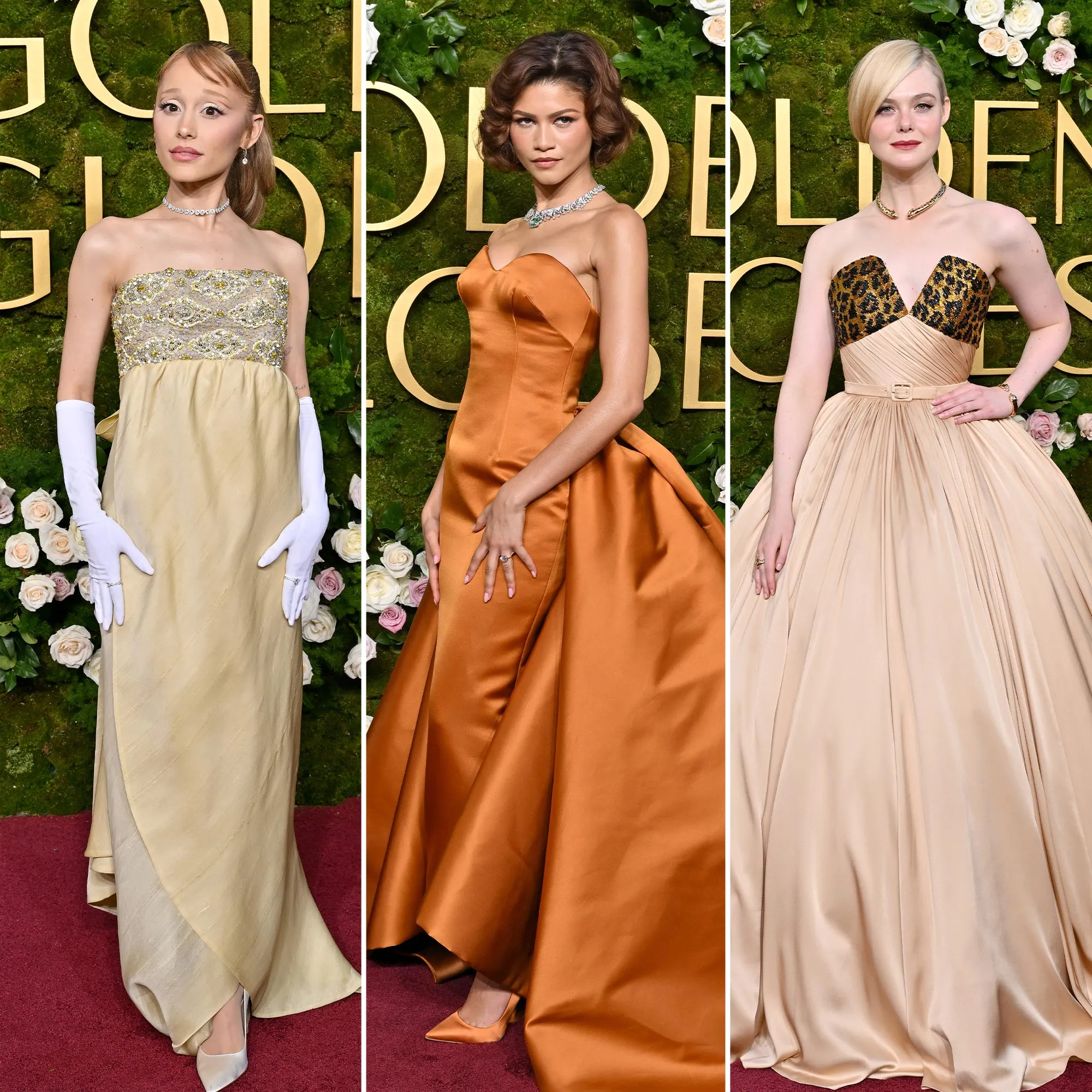 How Stars Channeled Old Hollywood Glamour for Golden Globes