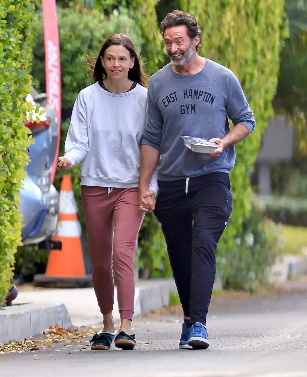 Hugh Jackman and Sutton Foster BACKGRID