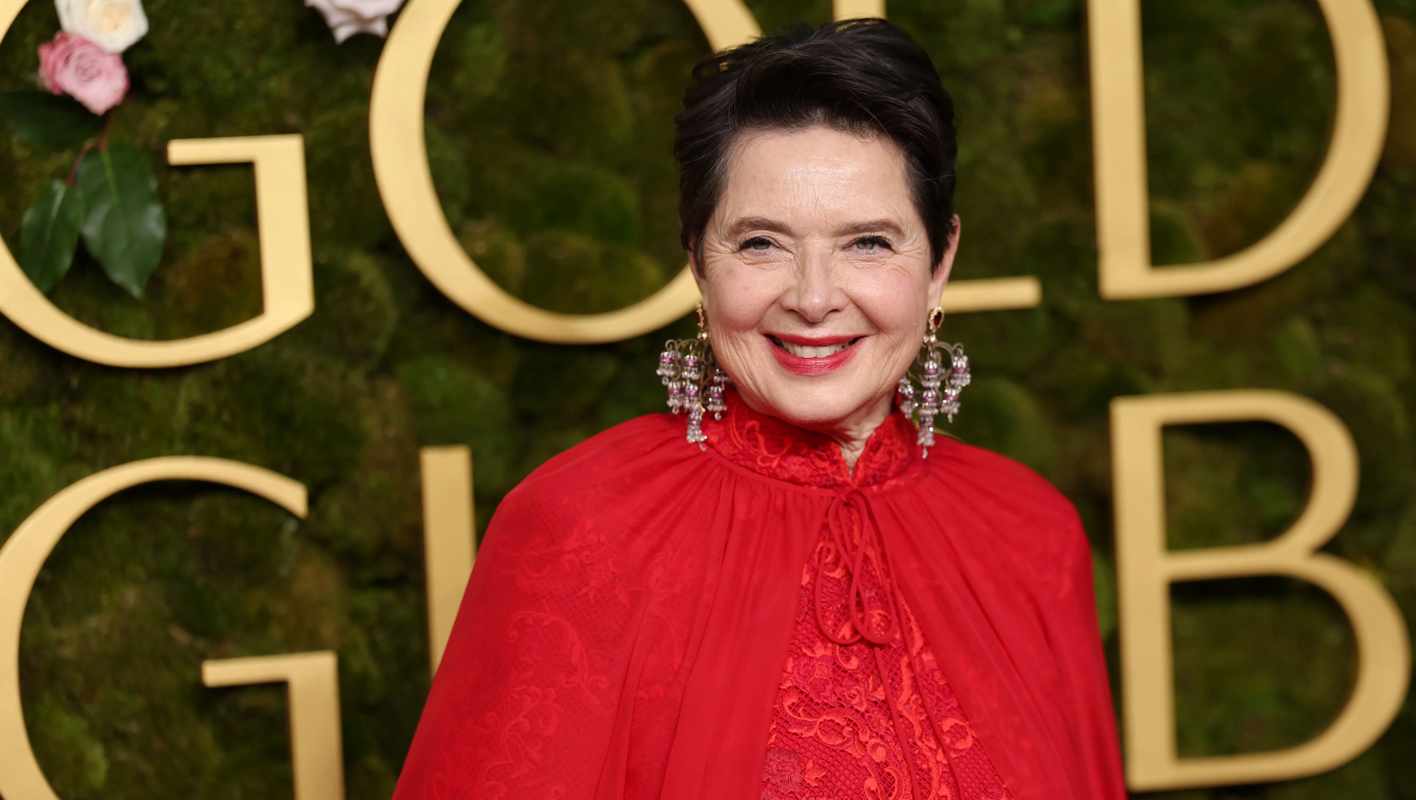 BEVERLY HILLS, CALIFORNIA - JANUARY 05: Isabella Rossellini attends the 82nd Annual Golden Globe Awards at The Beverly Hilton on January 05, 2025 in Beverly Hills, California. (Photo by Matt Winkelmeyer/WireImage)