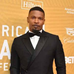 Jamie Foxx Attends the Golden Globe Awards After Health Scare