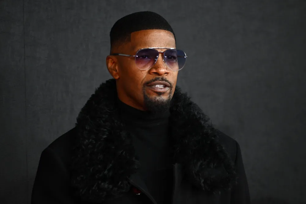 Jamie Foxx Attends the Golden Globe Awards After Health Scare