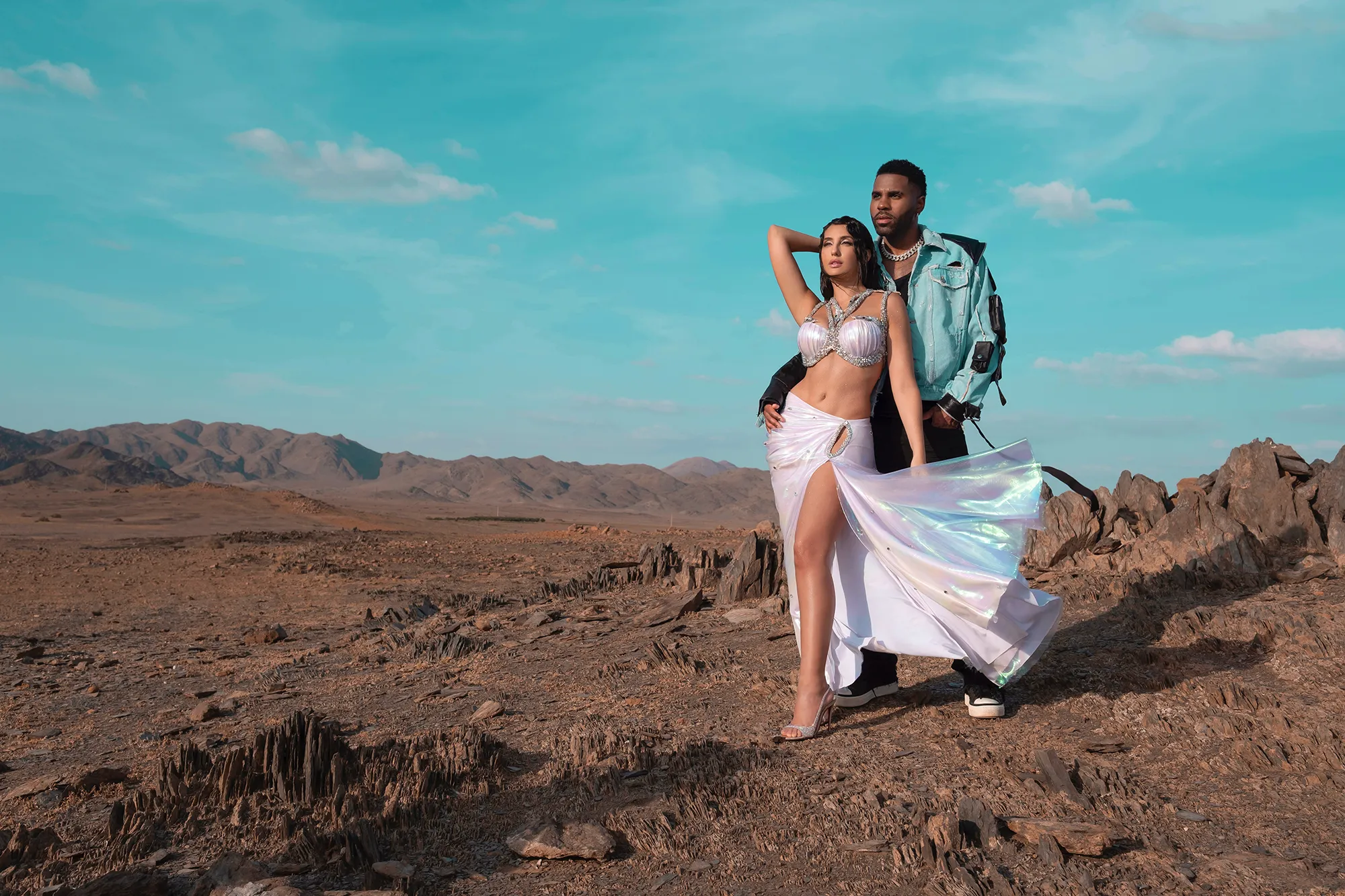 Jason Derulo and Nora Fatehi Talk New Video Snake and When They Feel Sexiest
