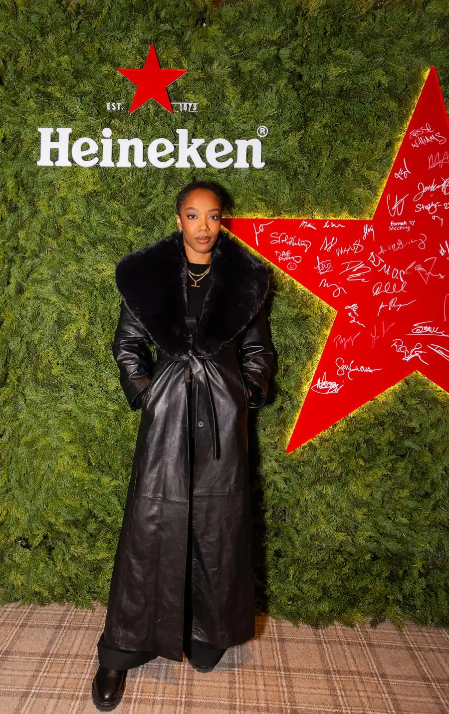 Jennifer Lopez Callum Turner and More Stars Step Out at 2025 Sundance Film Festival 366Naomi Ackie