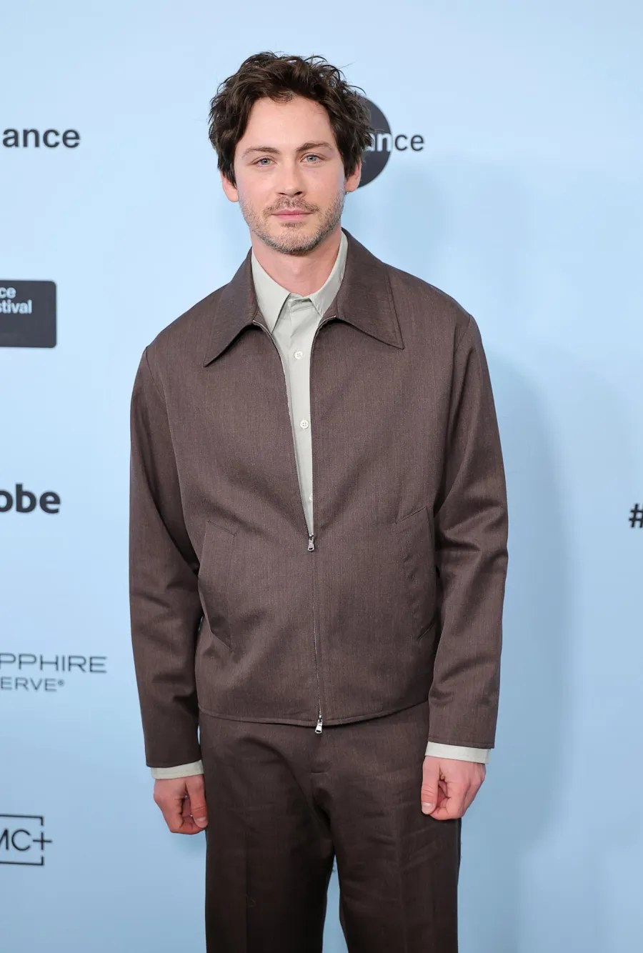 Jennifer Lopez Callum Turner and More Stars Step Out at 2025 Sundance Film Festival 374Logan Lerman