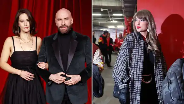 John Travolta s Daughter Ella Bleu Twins With Taylor Swift s Game Day Outfit
