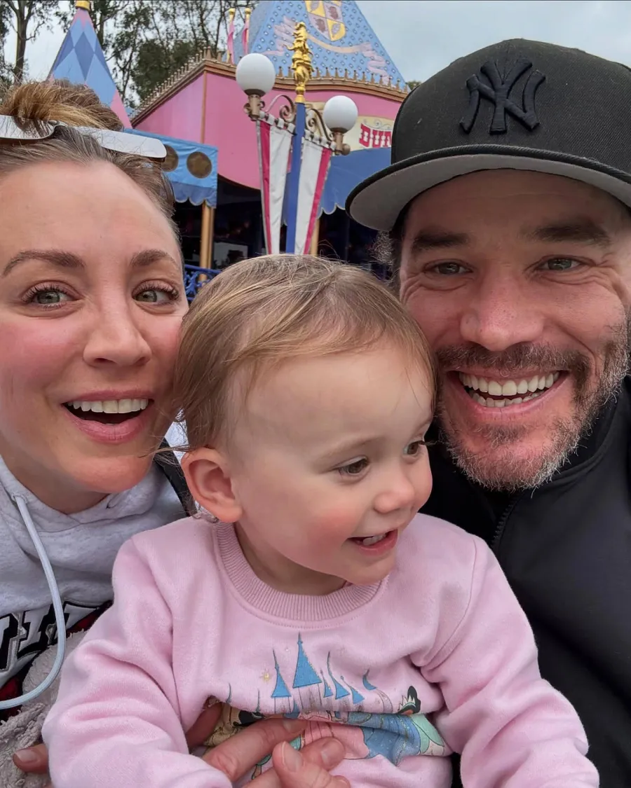 Kaley Cuoco and Tom Pelphrey Celebs Visit Disney Theme Parks Kaley Cuoco Olivia Rodrigo and More 037