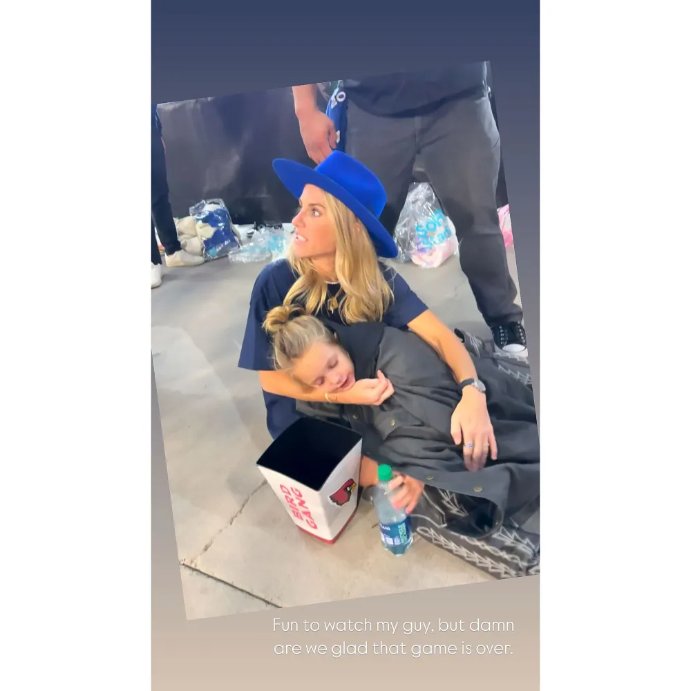 Kelly Stafford Daughter Was Puking at Rams Playoff Game Post Hospital 2