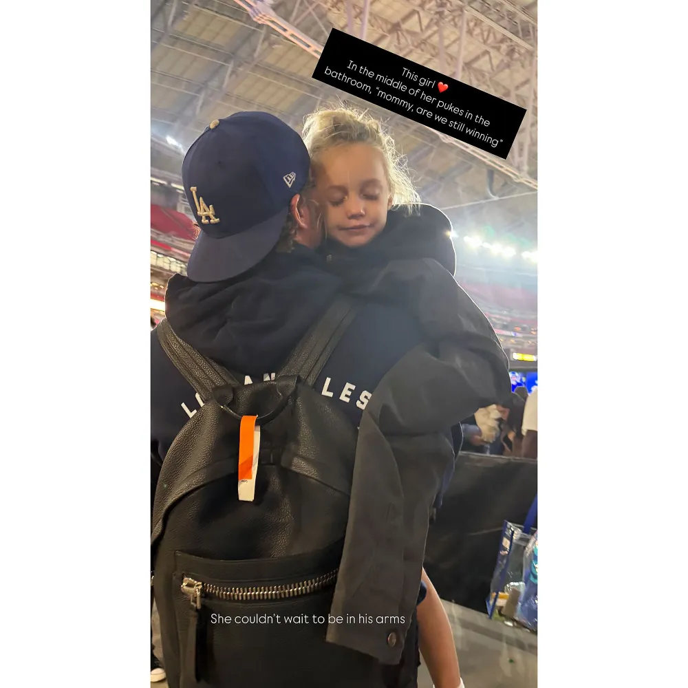 Kelly Stafford Daughter Was Puking at Rams Playoff Game Post Hospital 3