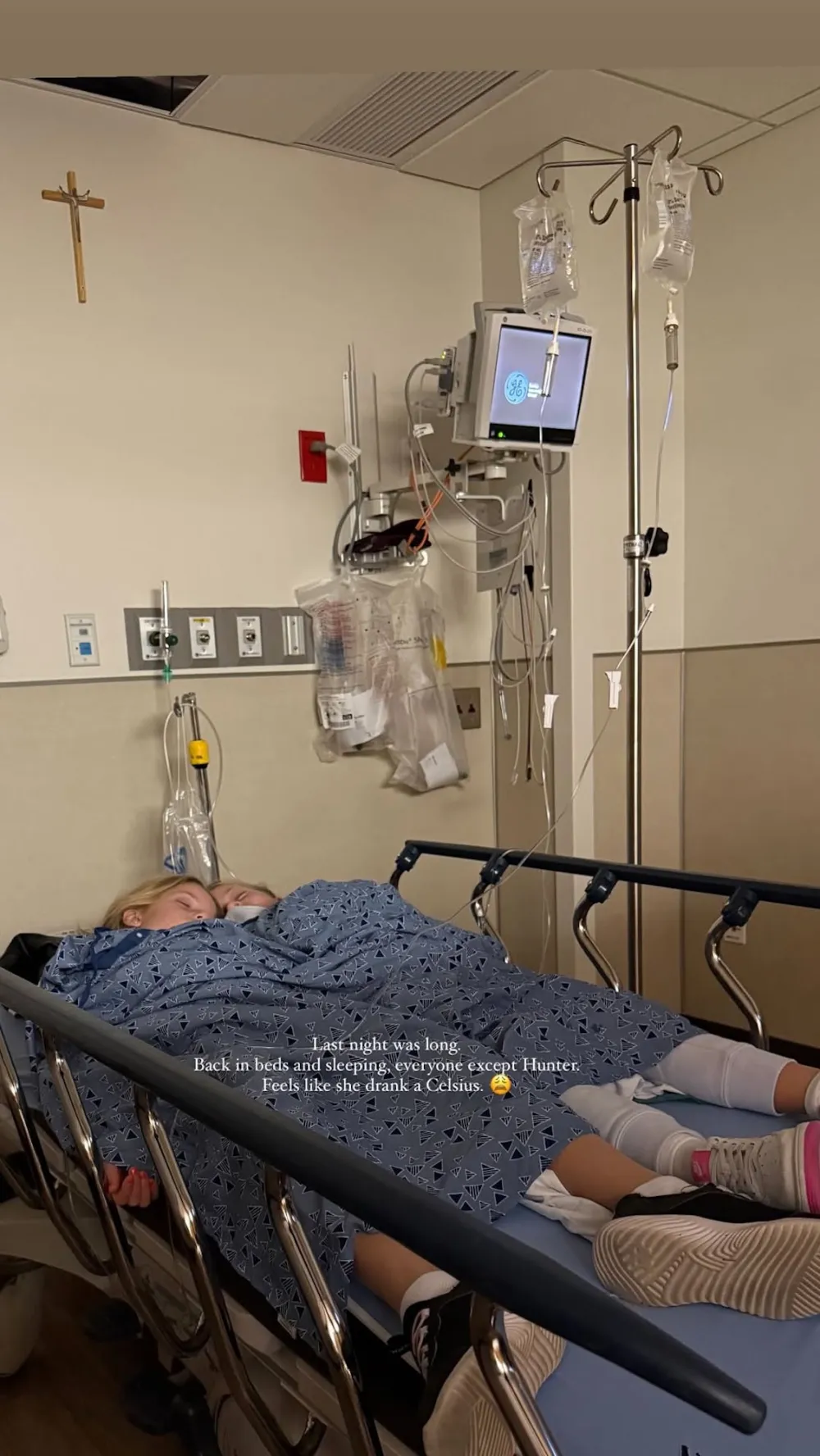 Kelly Stafford Takes Kids to Hospital After Joining Matt for NFL Playoffs